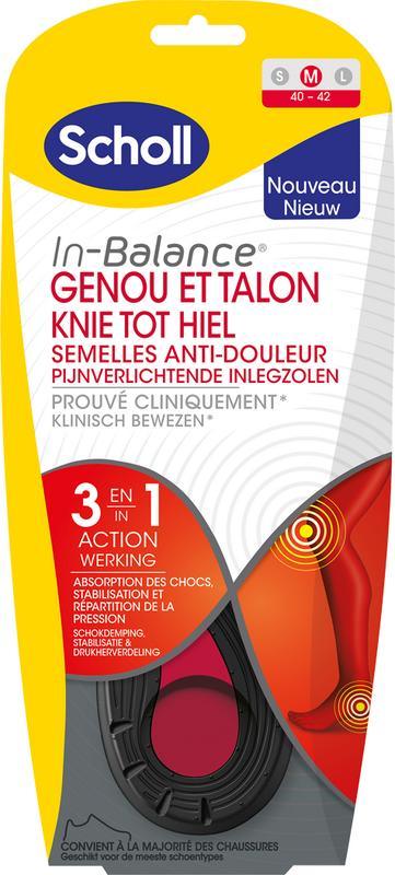 Scholl In balance inlegzolen knie tot hiel medium 1 Paar