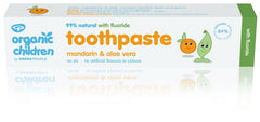 Green People Organic children mandarin toothpaste with fluoride 50.00 Milliliter