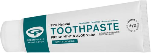 Green People Fresh mint & aloe vera fluoride toothpaste 75.00 Milliliter