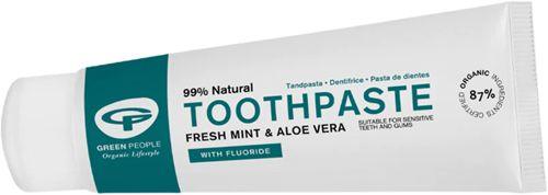 Green People Fresh mint & aloe vera fluoride toothpaste 75 Milliliter