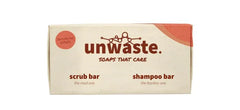 Unwaste Duopack coffee scrub & shampoo bar 1 Stuks