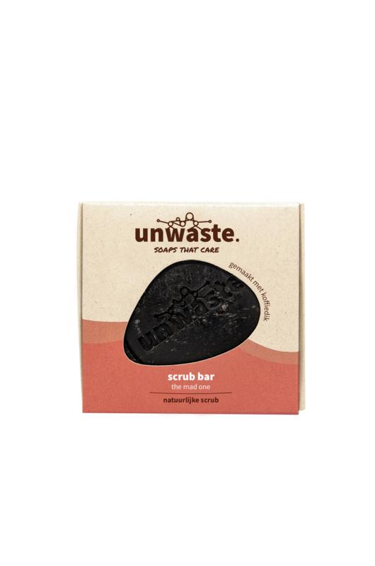 Unwaste Scrub soap bar the mad one 1 Stuks