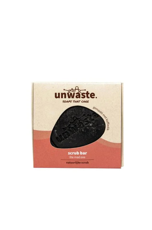 Unwaste Scrub soap bar the mad one 1 Stuks