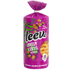 Leev Lovely lentil cakes natural bio 100.00 Gram