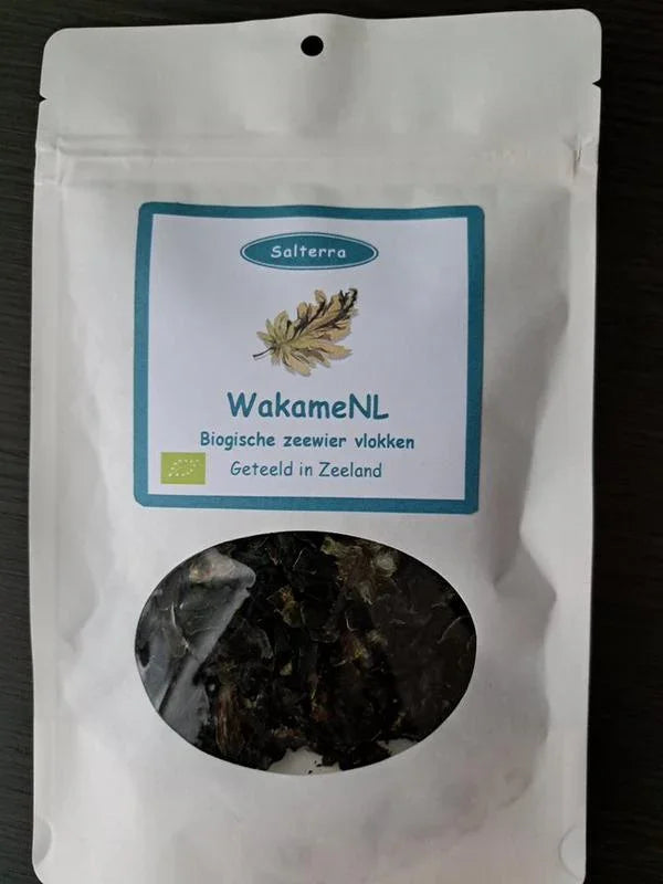 Salterra Wakame zeewier vlokken bio 40 Gram