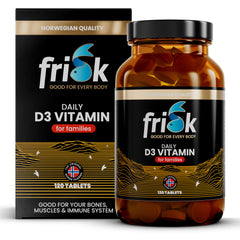 Frisk Vitamine D3 11+ dagelijks 120.00 Tabletten