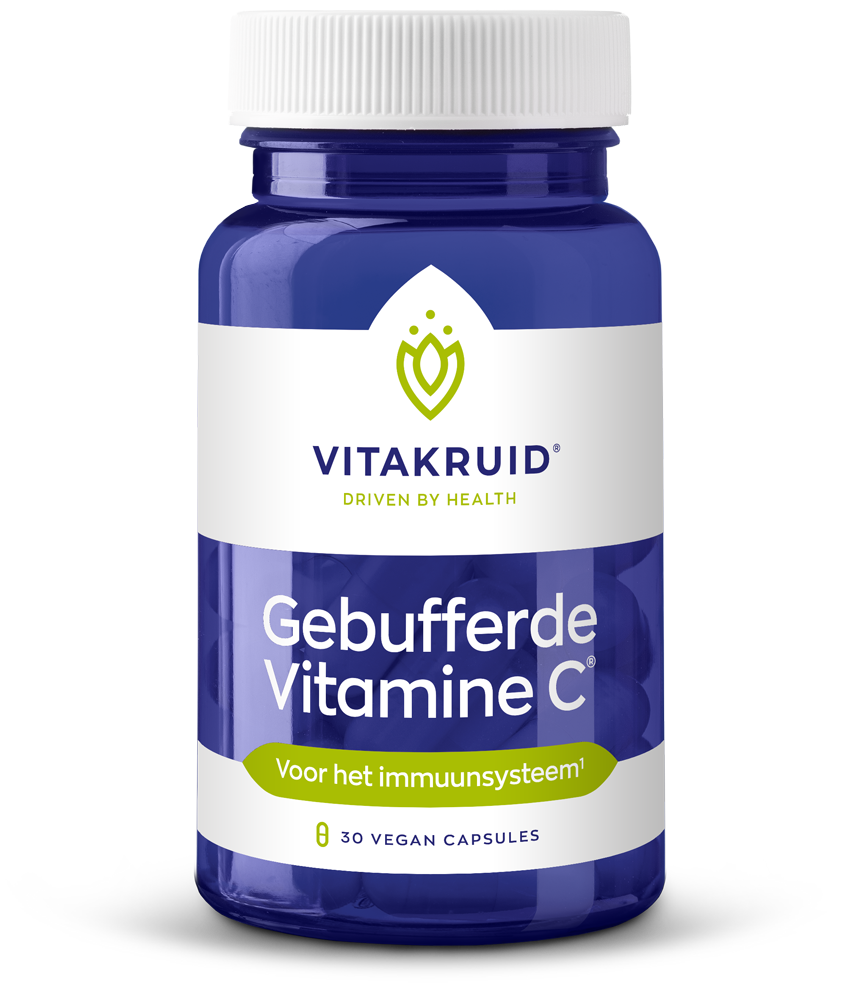 Vitakruid Gebufferde Vitamine C met oa Zink OPC Quercetine 30.00 Vegetarische capsules