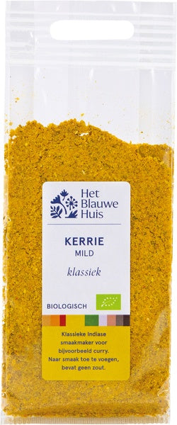 Het Blauwe Huis Kerrie mild bio 50.00 Gram