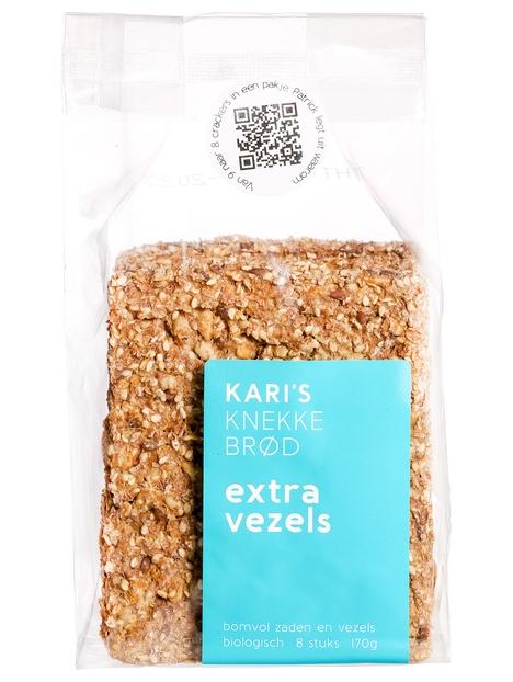Kari's Crackers Knekkebrod extra vezels bio