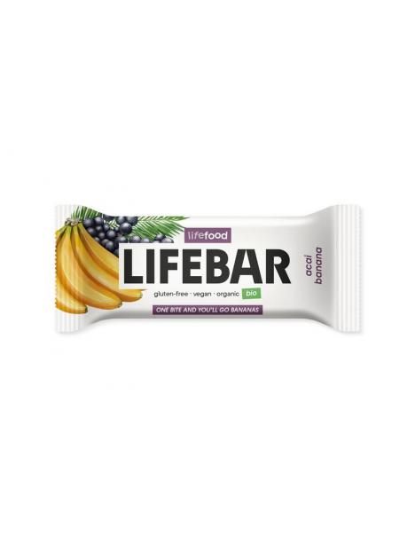 Lifefood lifebar acai banana bio raw