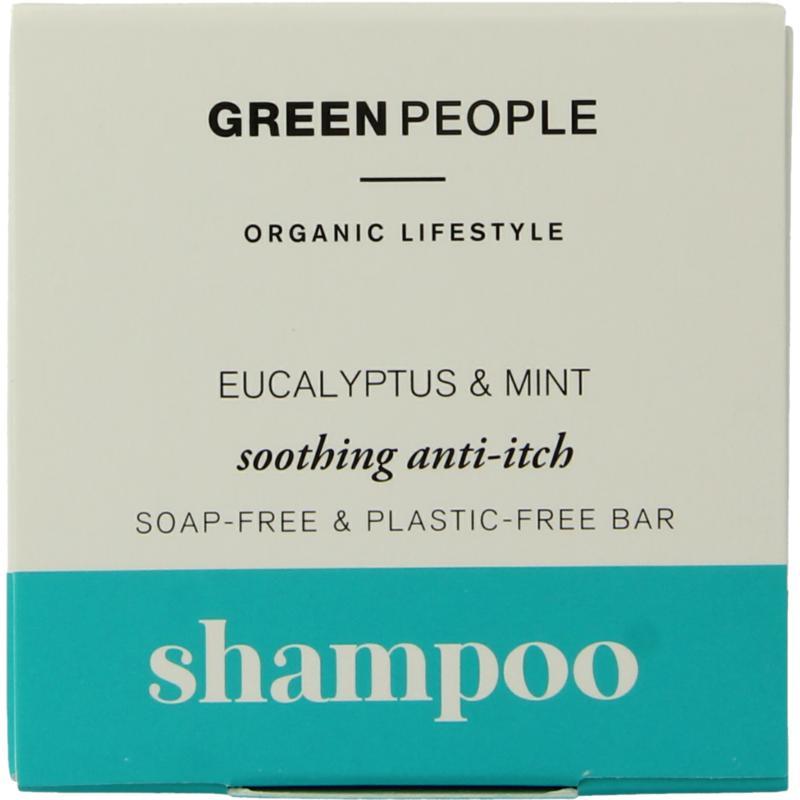Green People shampoo bar euclaypt & mint