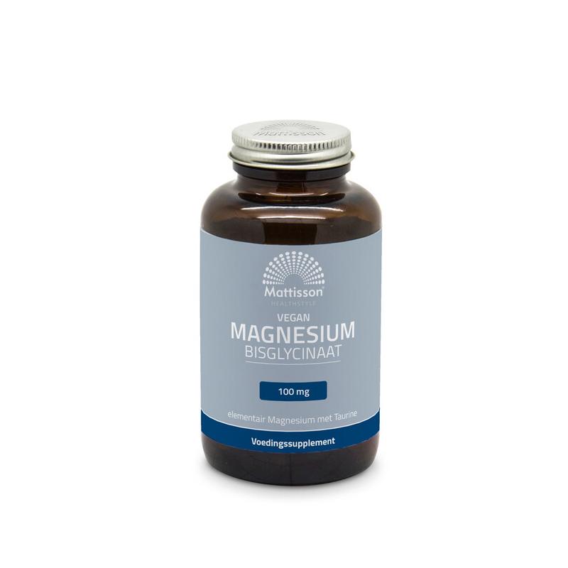 Mattisson magnesium bisgl 100mg elemen