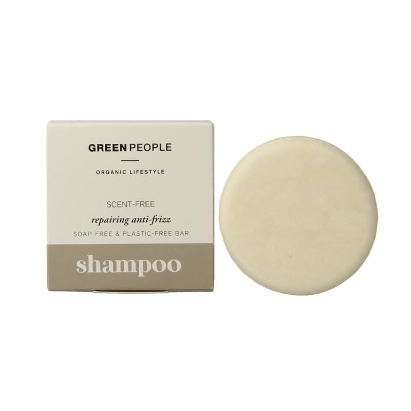 Green People Shampoo bar scent free repairing anti frizz