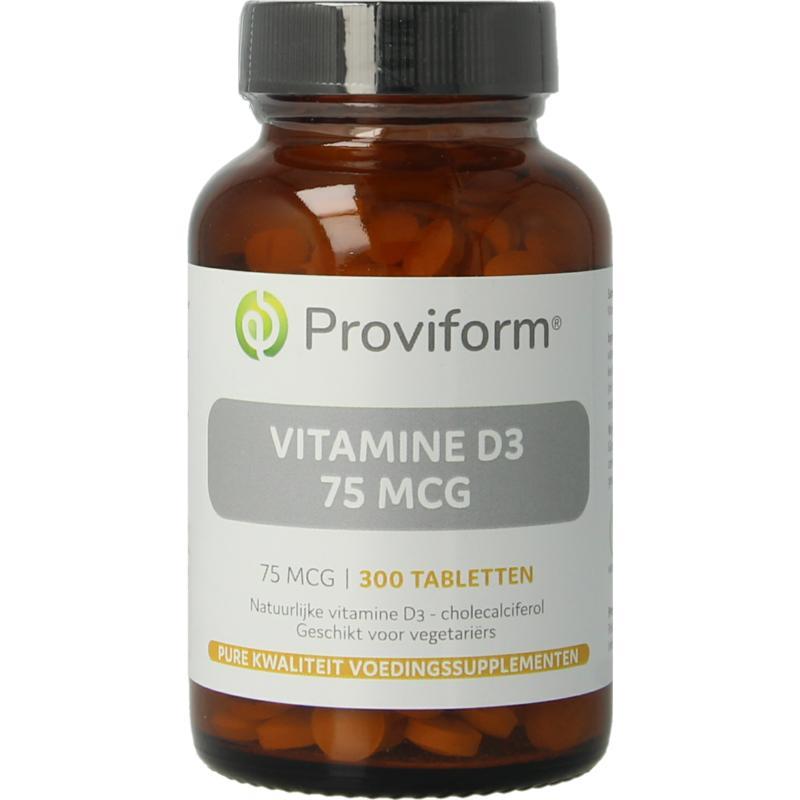 Proviform vitamine d3-75 mcg (3000 ie)