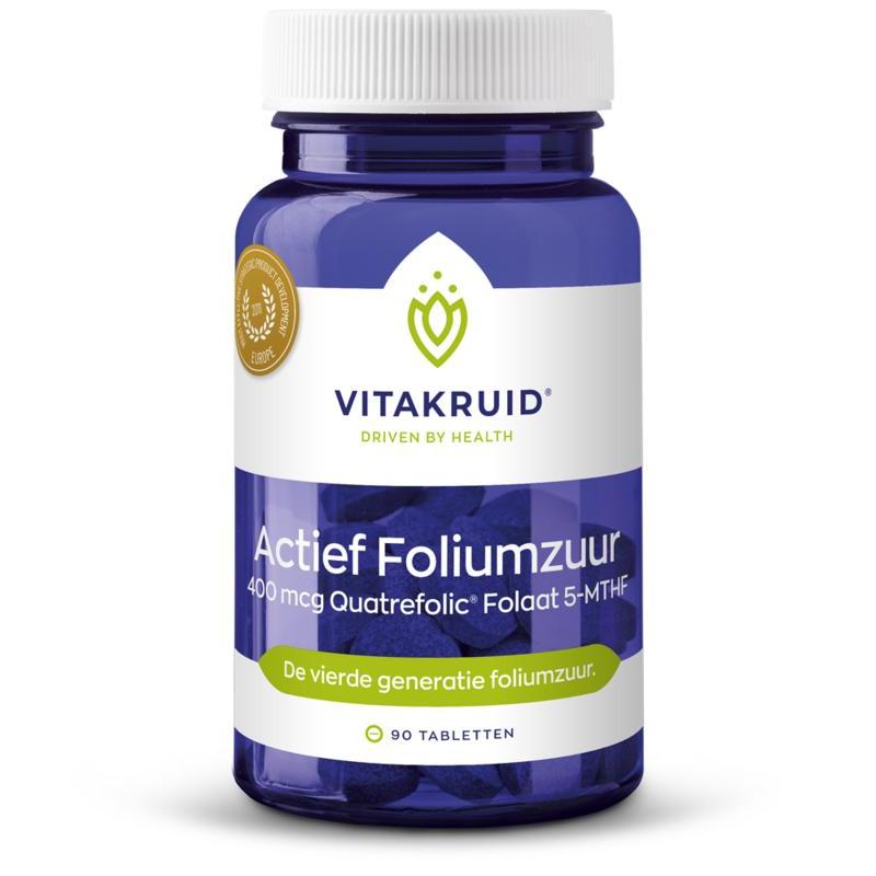 teer Van apotheek Vitakruid Actief foliumzuur 400 mcg