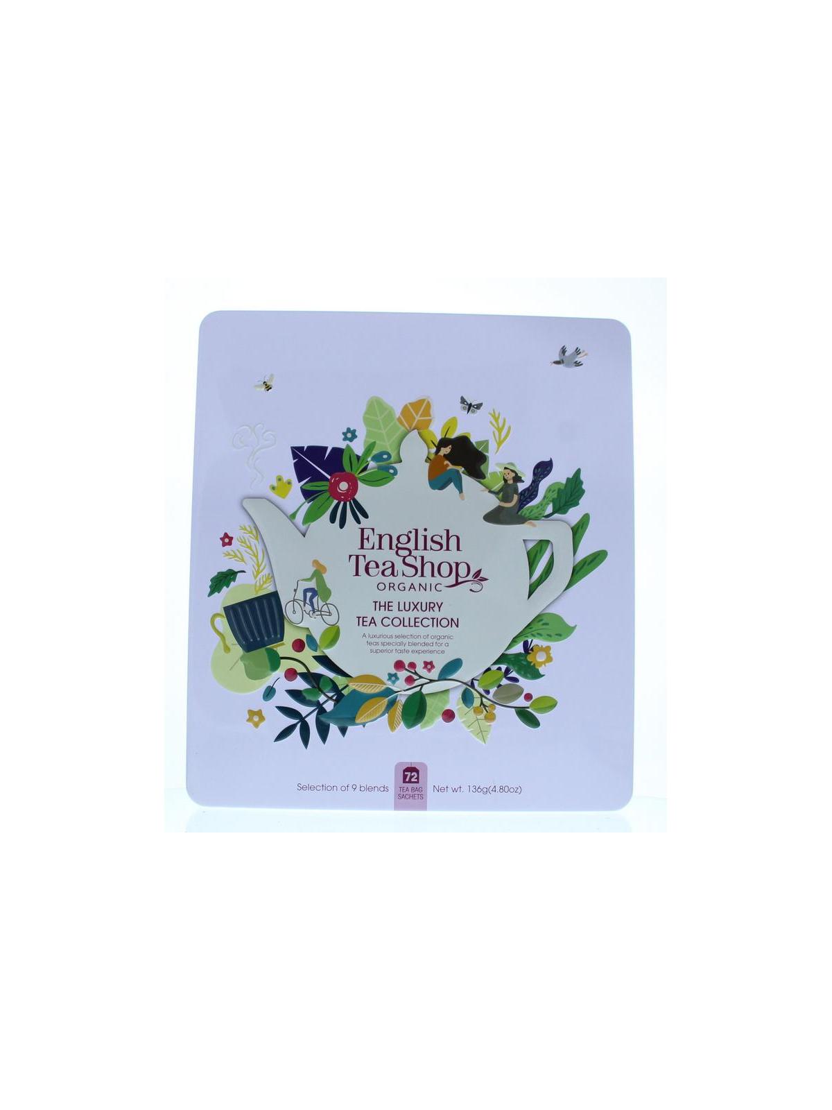 Luxury tea collection gift tin bio