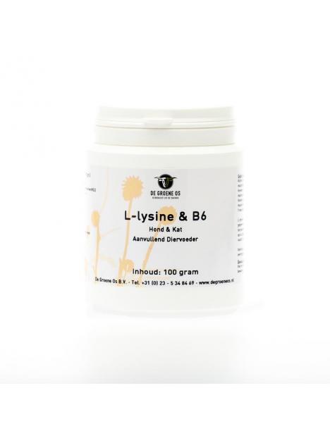 L-Lysine en Vitamine B6 hond/kat