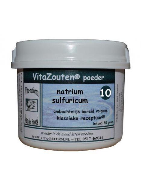 Natrium sulfuricum poeder Nr. 10