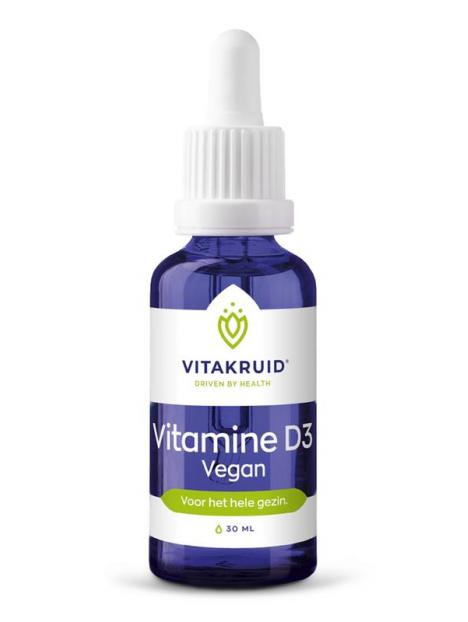 Vitamine D3 vegan druppels 25mcg / 1000 IE