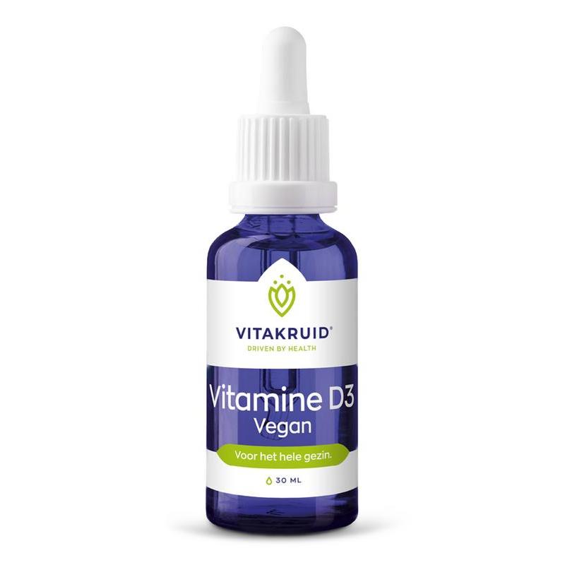 Vitamine D3 vegan druppels 25mcg / 1000 IE