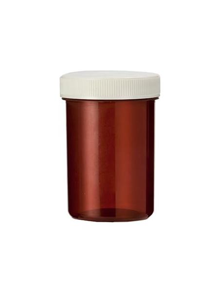 Tabletflacon 55 ml bruin met dop