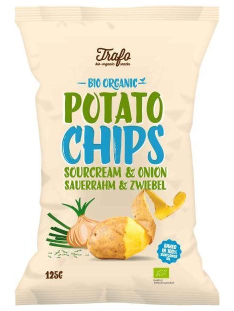 Chips sour cream & onion bio