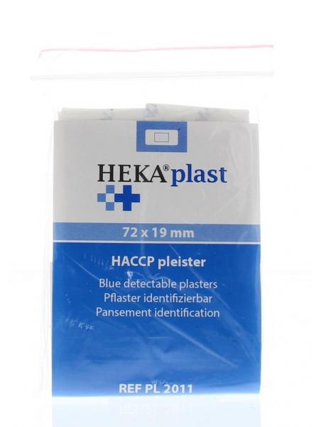 HACCP pleisters blauw 72 x 19 mm