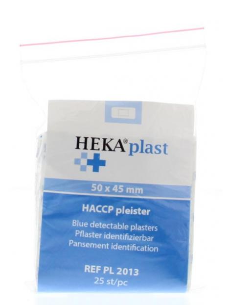 HACCP pleisters blauw 50 x 45 mm