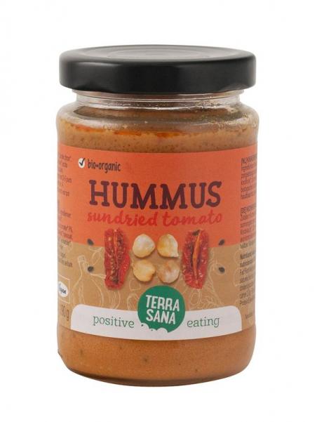 Hummus spread zongedroogde tomaat bio