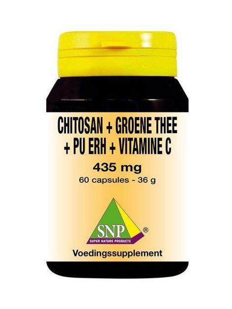 Chitosan groene thee pu erh thee vitamine C 435 mg