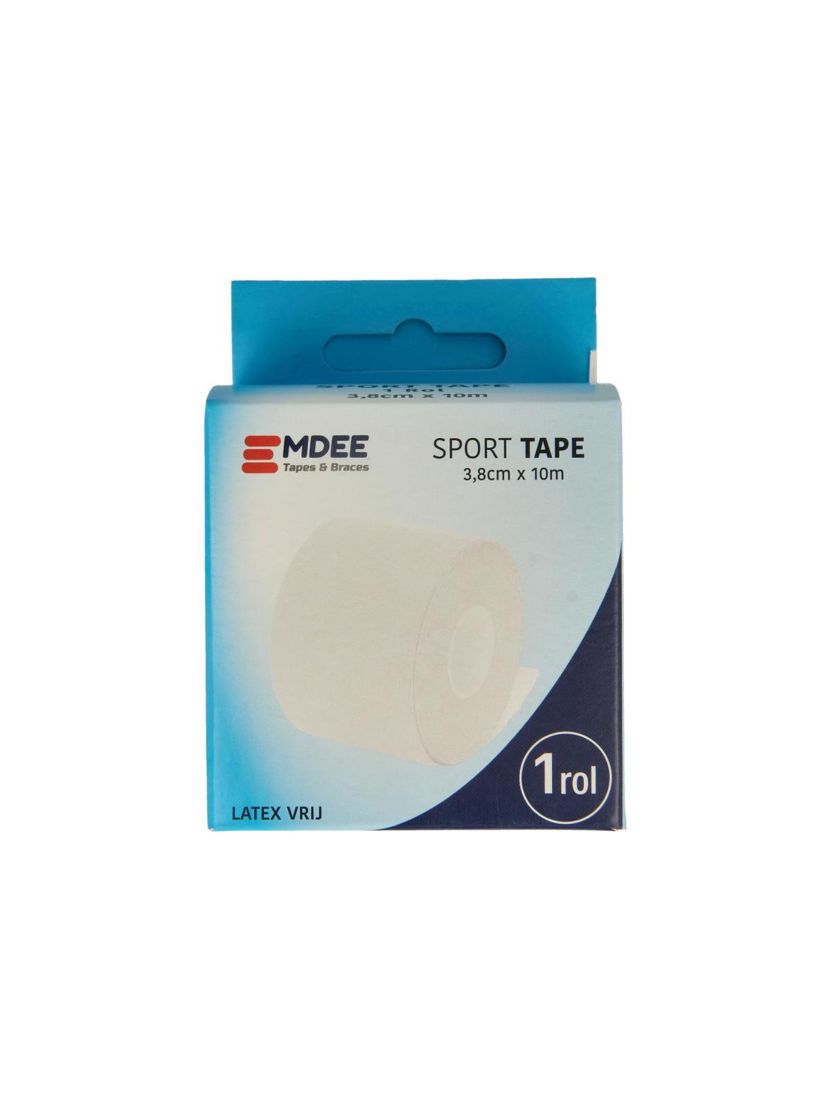Emdee Sport tape 3.8 cm x 10 m wit