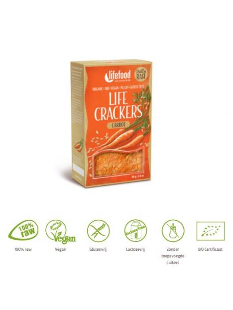 Life crackers wortel bio