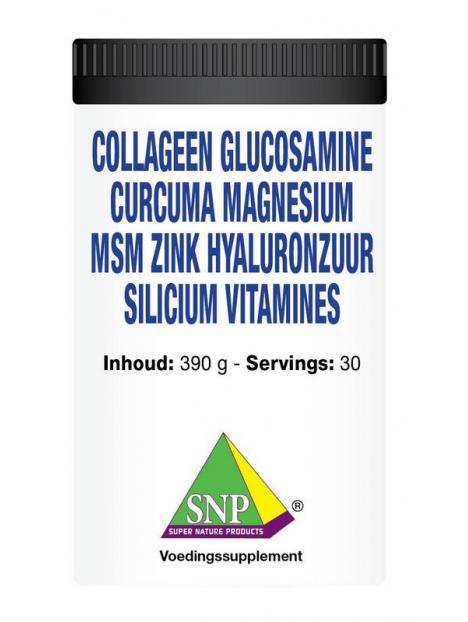 Collageen glucosamine curcuma magnesium MSM