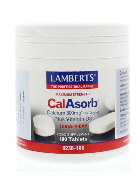 CalAsorb (calcium citraat) & Vitamine D3