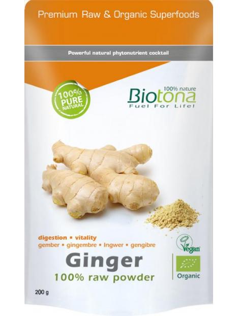 Ginger raw powder bio