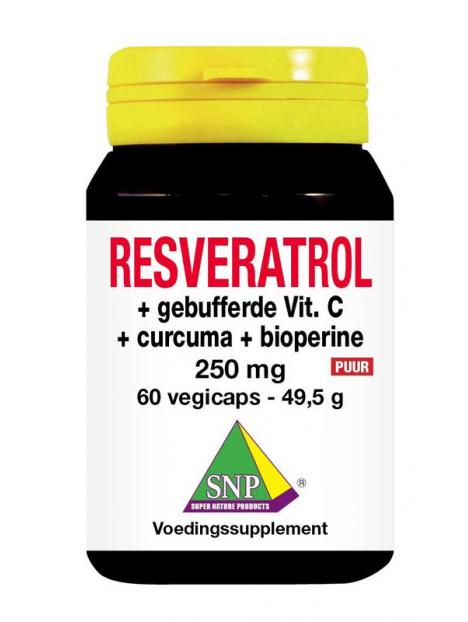 Resveratrol curcuma gebufferd vit C bioperine puur
