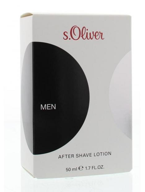 Man aftershave lotion splash