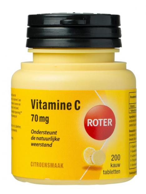 Vitamine C 70 mg citroen