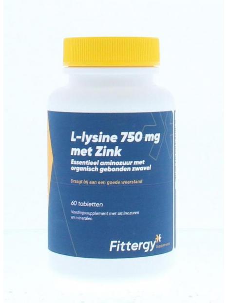 L-Lysine 750 mg met zink