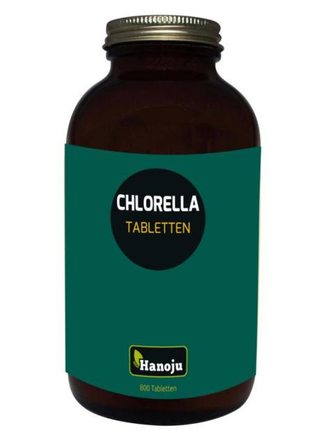 Chlorella 400 mg glas flacon bio