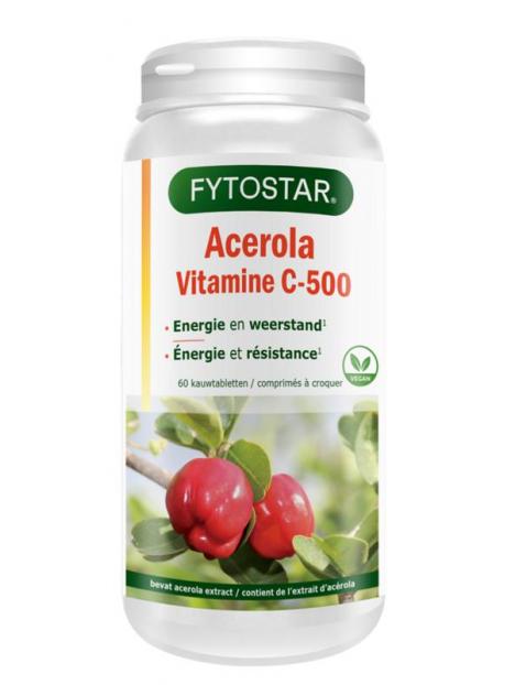 Acerola vitamine C500 kauwtablet
