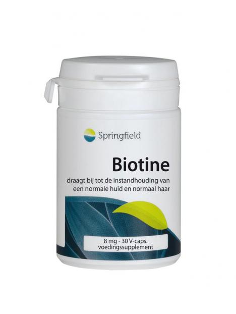 Biotine (vitamine B8) 8 mg