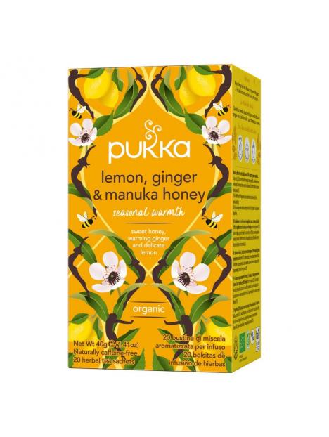 Lemon ginger manuka honey bio