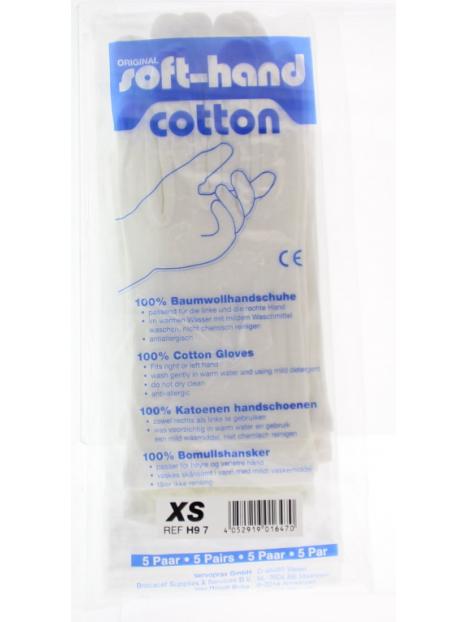 Verbandhandschoen soft cotton XS