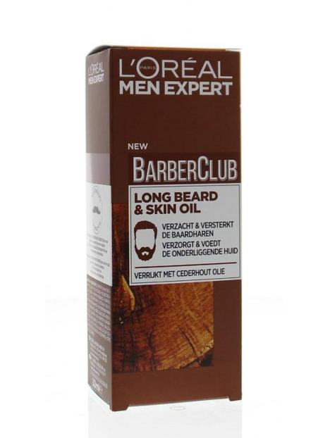 Barber club long beard & skin oil