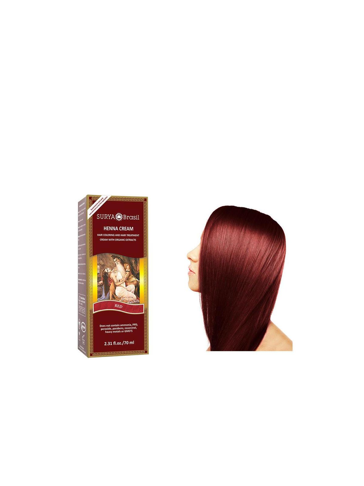 Henna haarverf creme rood