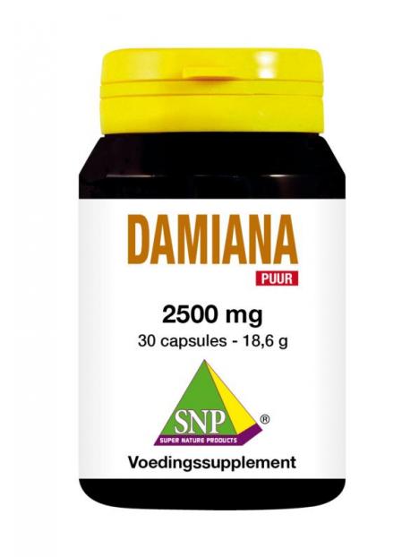 Damiana extract 2500 mg puur