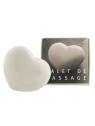 Massage hart marmer wit