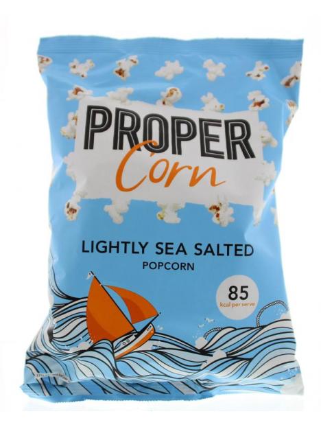 Popcorn lightly sea salted