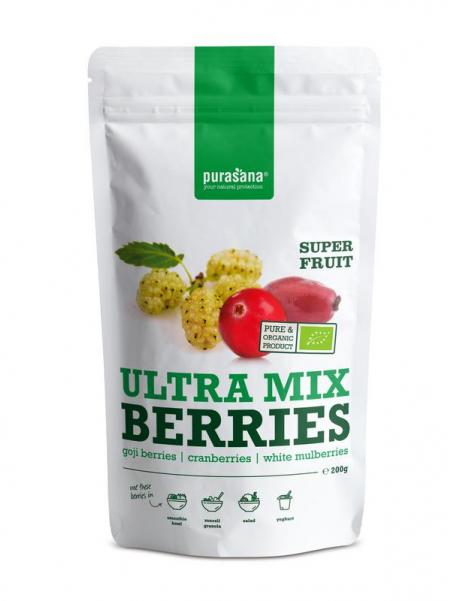 Ultra mix berries (goji/cranberry/mulberries) bio